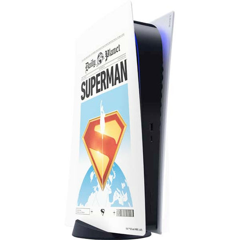 Superman 2025 Daily Planet Superman Cover PS5 Digital Edition Console Skin